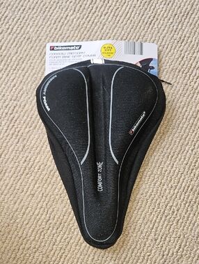 Bikemate Black Narrow Memory Foam Comfort Zone Mountain Bike Seat Cover